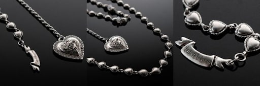 Gyp.so tatohearts necklace