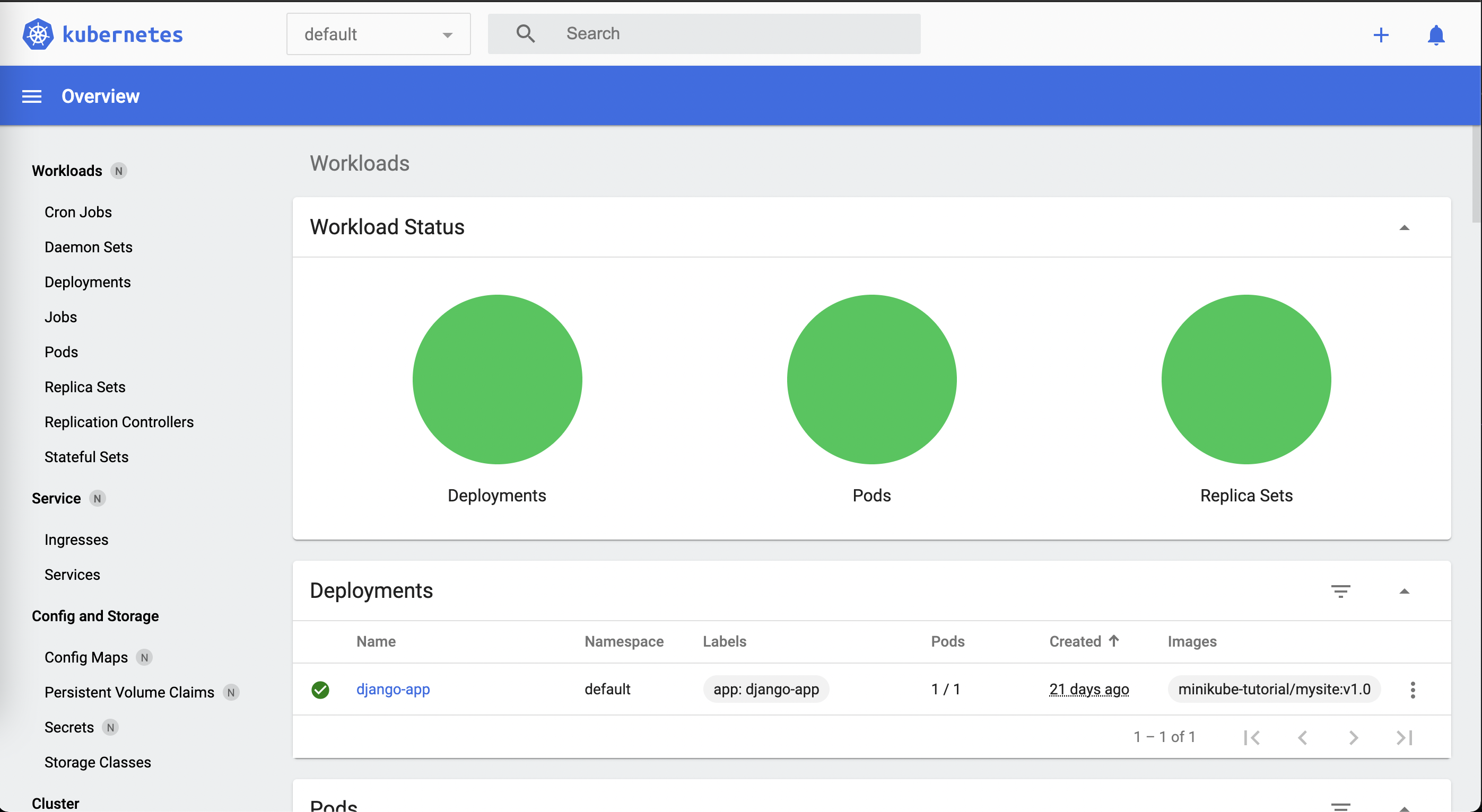 kubectl create deployment command line