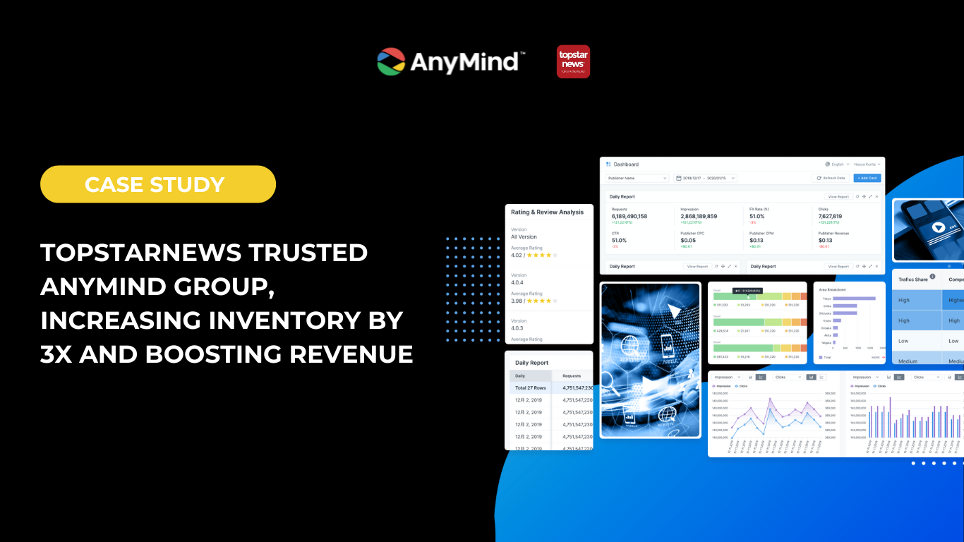 Publisher trusted AnyMind, increasing inventory by 3x, boosting revenue – TopStarnews: A Success Story