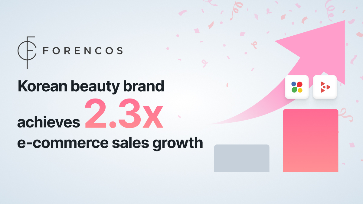 한국 화장품 브랜드 “FORENCOS”, AnyX 및 AnyTag를 활용한 데이터 기반 마케팅 전략으로 일본 시장 내 EC 매출 2.3배 성장
