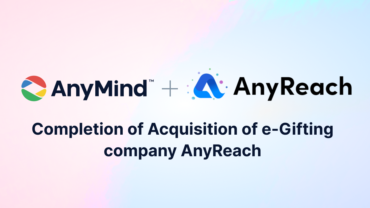 AnyMind Group 完成對日本電子禮品公司 AnyReach 的收購