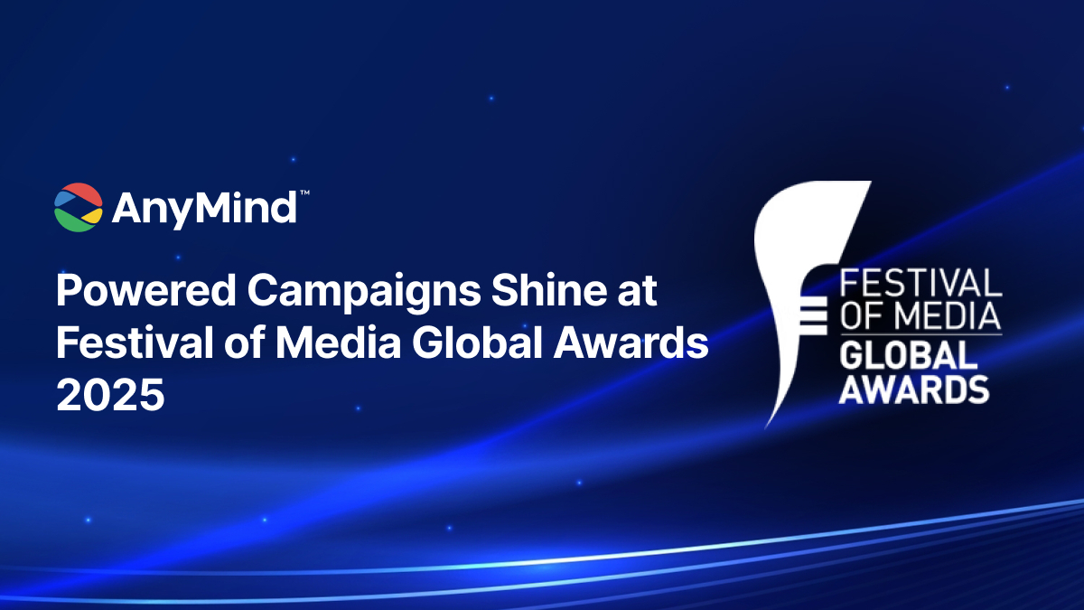 AnyMind-Powered Campaigns Shine at Festival of Media Global Awards 2025