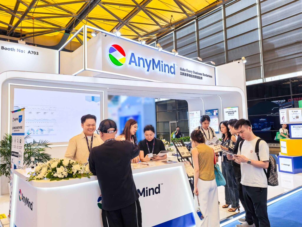 AnyMind Group booth overview at ChinaJoy 2025