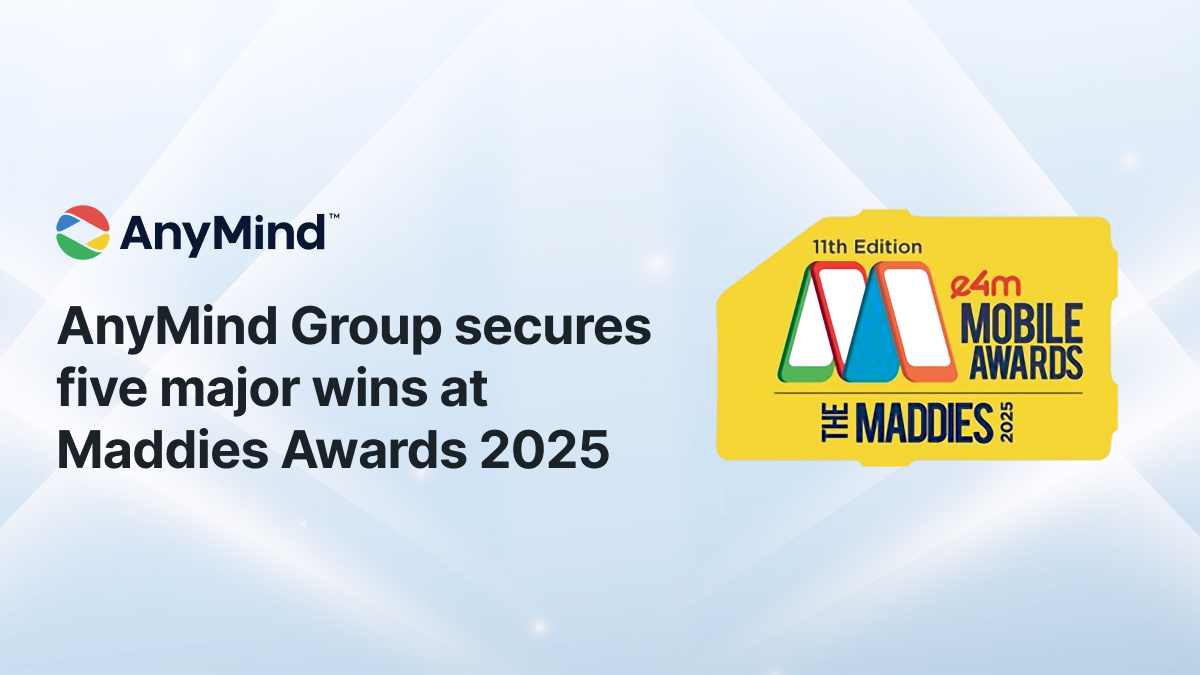 AnyMind Group secures five major wins at Maddies Awards 2025