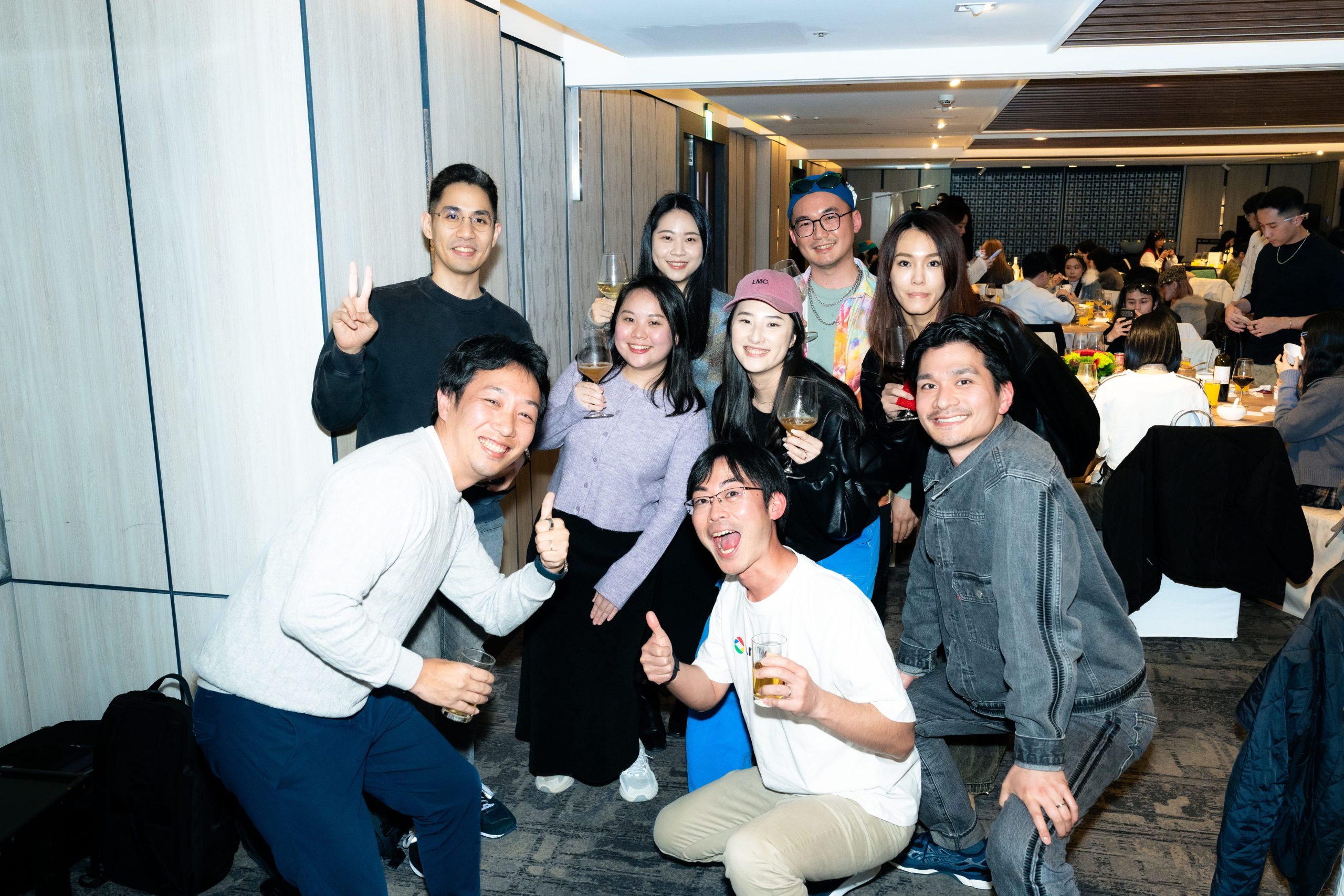 group photo with C level