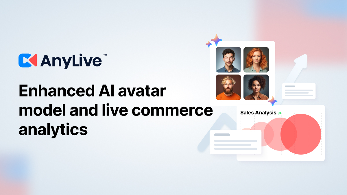 AnyMind Group enhances AnyLive with more lifelike AI avatars and deeper live commerce analytics