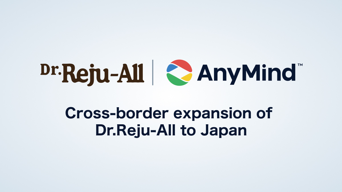 AnyMind Group supports Korean skincare brand Dr.Reju-All’s online and offline expansion into Japan